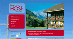 Desktop Screenshot of landhaushosp.de